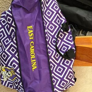 East Carolina expanding bag